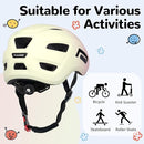 Toddler/Kids Bike Helmet, Adjustable and Multi-Sport, from Infant to Schoolchild, 2 Sizes by TinyTreasures Baby Boutique