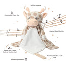 Love By Emi Baby Music Lovey Beige & White Giraffe, Baby Sleep Soother for Crib & Cuddle Bedtime, White Noise with Heartbeat & Lullaby, Plush Sound Toy, Stuffed Animal for Newborns, Infants & Toddlers by TinyTreasures Baby Boutique