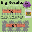 Trifecta Crop Control Super Concentrate All-in-One Natural Pesticide, Fungicide, Miticide, Insecticide, Help Defeat Spider Mites, Powdery Mildew, Botrytis, Mold and More on Plants 32 OZ by GreenHaven Gardens