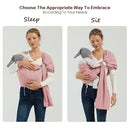 Baby Wrap Ring Sling 7-35 lbs, Baby Sling Carrier for Newborn, Toddler, Infant Holder, Lightweight Baby Carrier Wraps, Pink by TinyTreasures Baby Boutique