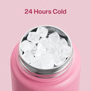 Insulated Water Bottle with Straw Stainless Steel Water Bottle, Leak-Proof, BPA-Free, Double Wall Vacuum Keeps Cold for 24 Hours for Sports, Travel, School (32 oz, Tulip) by CozyNest Decor