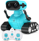 ALLCELE Robot Toys, Rechargeable RC Robots for Kids Boys, Remote Control Toy with Music and LED Eyes, Gift for Children Age 3 Years and Up - Blue by TinyTreasures Baby Boutique