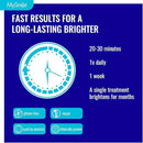 MySmile 7 Treatments Prefilled Teeth Whitening Trays Kit with 12% Hydrogen Peroxide Whiter Gel for Sensitive Tooth, Fast-Result Vegan Teeth Whitener Tooth Stain Remover, Mint Flavor by CozyNest Decor