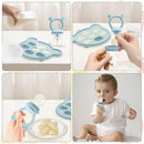 JEXFUN Silicone Baby Fruit Food Feeder Pacifier & Breastmilk Popsicle Freezer Molds for Cooling Relief, BPA Free Silicone Feeder to Safely Introduce New Foods, Double as Teething Toys, 4 Month+ by TinyTreasures Baby Boutique