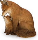 Hi-Line Gift Cuddling Mother and Baby Fox Garden Statue, Brown (87719-I) by GreenHaven Gardens