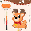 Wernnsai Reindeer Piata for Christmas - Large & Cute 16.5'' Brown Decorative Piata by TinyTreasures Baby Boutique