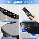 Vibration Plate Exercise Machine, Full Body Shaker Workout Vibration Plate for Lymphatic Drainage Weight Loss, Waver Vibrating Fitness Platform with Resistance Bands, Low Noise Home Fitness for Adults by CozyNest Decor