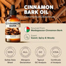 Kukka Cinnamon Essential Oil for Skin & Diffuser - 4 Fl Oz - 100% Pure Natural Cinnamon Oil, Aromatherapy and Candles & Soap Making Scent DIY by CozyNest Decor