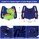 Accmor Toddler Harness Leash, Cute Dinosaur Kids Harness Children Leash with Anti Lost Wrist Link for Outdoor Travel, Adorable Child Leash Walking Harness Wristband Assistant Strap for Baby Ages1-4 by TinyTreasures Baby Boutique