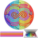 Sensory Activity Board for Kids Toddler Boys , Sensory Fidget Toys for Stress Anxiety Autistic ADHD, Calm Down Travel Airplane Essentials Toys for 3+ Year Old, Stuffers Gifts for Teen Girl by TinyTreasures Baby Boutique