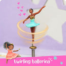 Musical Ballerina Kids Jewelry Box - Girls Jewelry Box with Mirror, Ballerina Gifts for Girls Age 4-6 by TinyTreasures Baby Boutique