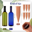 6 Sets Plant Watering Devices Include Terracotta Self Watering Spikes and 26 oz Plastic Bottles, Slow Release Vacation Insert Automatic Plant Waterer Device (Blue Green and Terracotta) by GreenHaven Gardens