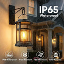 Solar Lanterns Outdoor Waterproof: 4 Pack Hanging Solar Lights for Outside Patio Porch Garden Tabletop Decor - Bright LED Warm White Solar Powered Lighting - 2025 Gardening Lovers Mom Gifts by CozyNest Decor