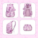 Kids Backpack for Girls School Bags for Middle School Students Book Bag for Elementary Primary Kawaii Ita Backpack, Purple Butterfly by TinyTreasures Baby Boutique