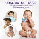 ERKOON Sensory Chew Toys for Autistic Children, 4pcs Teething Chewy Tubes Oral Motor Toys for Chewies with Special Needs, Autism Children Teether Straw BPA Without Refrigerator & Dishwasher Safe by TinyTreasures Baby Boutique