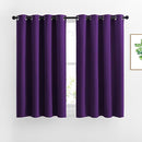 NICETOWN Royal Purple Room Darkening Curtain Panels - Triple Weave Thermal Insulated Grommet Room Darkening Window Draperies and Curtains for Bedroom (Set of 2, 46 x 54 inches, Royal Purple) by TinyTreasures Baby Boutique
