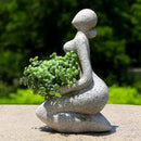 Large Planters for Outdoor Indoor Plants Head Face Planter Pot Unique Succulent Planters Flower Vase with Drainage Hole New Life by GreenHaven Gardens
