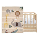 Lambs & Ivy Jungle Story 3-Piece Infant Safari Tan Baby Crib Bedding Set by TinyTreasures Baby Boutique