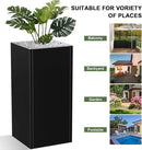 Metal Planter Box, Planter Boxes Outdoor Heavy Duty Metal Garden Planter Spliced Flower Pot with Partitions, All-Weather Use with Drainage Holes for Patio/Porch-30 x 14" x 14" by CozyNest Decor
