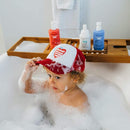 Dabble & Dollop USA Bundle, 3-in-1 Natural Bubble Bath, Body Wash & Shampoo for Kids, USA-Made, Paraben & Sulfate Free, Vegan, Tear-Free, Strawberry, Vanilla & Blueberry (Set of 3) by TinyTreasures Baby Boutique