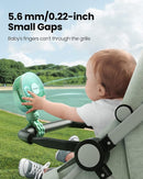 Gaiatop Mini Portable Stroller Fan, Battery Operated Small Clip on, Detachable 3 Speed Rechargeable, 360° Rotate Flexible Tripod Better Cooling for Car Seat Crib Treadmill Travel Green by TinyTreasures Baby Boutique