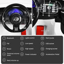 Costzon Ride on Car, 12V Licensed Volkswagen Beetle Battery Powered Vehicle w/Remote Control, Spring Suspension, Lights, USB, Horn, Music, 4 Wheeler for Boy Girl Gift, Electric Car for Kids, White by TinyTreasures Baby Boutique