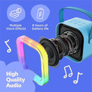 Move2Play, Karaoke Machine for Kids | Includes 20+ Kid Songs | 2 Microphones | Connect with Bluetooth | 3, 4, 5, 6, 7+ Year Old Gift | Toy for Girls, Boys, & Toddler | Birthday Present by TinyTreasures Baby Boutique