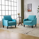 VINGLI Accent Chairs for Living Room Mid Century Modern Chair Sofa Chair Upholstered Arm Chair with Scooped Arms for Bedroom, Apartment, Office, Studio, Waiting Room, Play Room by CozyNest Decor