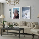 20x30 Poster Frame Set - 3 Pack, Textured White Solid Wood Picture Frame, Wall Gallery Frame - Wall Hanging by CozyNest Decor