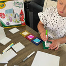 CreateOn Crayola Doodle Magnetic Tiles Building Set for Kids, Magnetic Kids’ Building Toys, STEM & Montessori Arts & Creativity Toys for Boys and Girls Ages 3+, 24-Piece Set by TinyTreasures Baby Boutique
