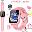 Smart Watch for Kids Gift for Girls Age 5-12, 1.54" Touch Screen Watch with HD Camera Video 24 Games Music Pedometer Flashlight Alarm Clock, Gifts for 7 8 9 10 Year Old Girls Boys by TinyTreasures Baby Boutique