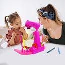 Kids Projection Drawing Toy,Smart Drawing Projector Toys，Trace and Draw Projector for Kids,with 32cartoon patters and 12color Brushes, Kid Learn to Draw and Sketcher (Pink) by TinyTreasures Baby Boutique