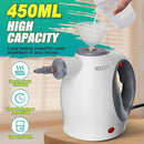 Multi-Surface Handheld Pressurized Steam Cleaner with 13 PCS Accessory ，Portable Steamer for Cleaning, Multipurpose Steam Cleaner for Home/Car/Bathroom/Grease/Upholstery/Floor/Grout and More (White) by TinyTreasures Baby Boutique