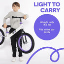 Balance Bike: for Big Kids Aged 4, 5, 6, 7, 8 and 9 Years Old - No Pedal Sport Training Bicycle | 16inch Wheel by TinyTreasures Baby Boutique