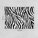 HZOHNAGO Zebra Print Tapestry Nature Wild Animals Black and White Stripe Printed Wall Tapestry Painting Wall Hanging for Bedroom Living Room Dorm 40" W x 30" H by CozyNest Decor