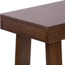 Plank+Beam Solid Wood Console Table, 46.25 Inch, Sofa Table, Narrow Entryway Table for Hallway, Behind The Couch, Living Room, Foyer, Easy Assembly, Walnut by CozyNest Decor