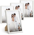 HAUS AND HUES Standalone White Oak Frame Set of 4-4x6 by CozyNest Decor