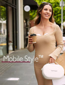 Momcozy Breast Pump Hands Free Mobile Style | M6, Wearable Breastfeeding Pump Ideal Rhythm for More Milk, DoubleFit Flange More Fit & Discreet with 3 Modes & 9 Levels, 24mm - 1 Pack Quill Gray by TinyTreasures Baby Boutique