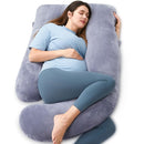 Momcozy Pregnancy Pillows for Sleeping, U Shaped Full Body Maternity Pillow with Removable Cover - Support for Back, Legs, Belly, HIPS for Pregnant Women, 57 Inch Pregnancy Pillow for Women, Grey by TinyTreasures Baby Boutique