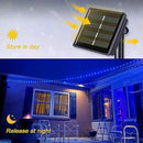 JMEXSUSS 2 Pack Blue Solar Fairy Lights Outdoor Waterproof, 200 LED 66FT Solar String Lights for Outside, 8 Modes Copper Wire Solar Christmas Lights for Garden Tree Patio Christmas Decoration by GreenHaven Gardens