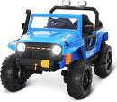 24V Kids Toddler Ride On Truck Electric Car Kids Ride On Truck Car Electric Jeep Off-Road Truck for Parent Remote Control LED Lights Music Powerful Wheels for Ages 3+(Blue) by TinyTreasures Baby Boutique