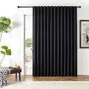 Joydeco Custom Blackout Curtains for Bedroom, 1 Panel Room Darkening Curtains & Drapes for Living Room Window Rod Pocket Back Tab (Custom Size,Black) by TinyTreasures Baby Boutique