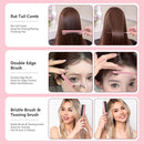 Curl Defining Brush, Curly Hair Brush, Slick Back Hair Brush, For Combing and Shaping Curls in All Hairstyles to Reduce Pulling (Pink) by TinyTreasures Baby Boutique