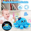 Baby Crawling Toys 6-12 Months Musical Plush Octopus Light up Voice Control Dancing Infant Walking Toys 1 Year Old Boy Girl Babies 0 6 7 8 9 10 12-18 Month Tummy Time Sensory Toddler First Gifts by TinyTreasures Baby Boutique