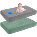 Yoofoss Waterproof Crib Mattress Protector 2 Pack, Quilted Crib Mattress Pad Cover Ultra Soft and Breathable, Machine Washable Toddler Mattress Protector for Standard Baby Crib Size 52''x28'' by TinyTreasures Baby Boutique