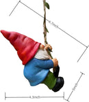 Hanging Gnome Garden Statue Decoration,Climbing Gnomes Statue Figurine Ornament for Indoor Outdoor Home Garden Decor by CozyNest Decor