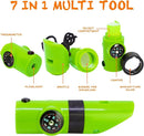 Bug Hunting Kit, Green Safari Vest, Hat, Binoculars, Lg. Butterfly Net, Bug Container, Whistle, Flashlight, Magnifier, Thermostat, Compass, Age 3+ by TinyTreasures Baby Boutique