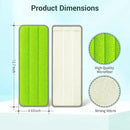 10Pcs Mop Replacement Pads,Compatible with Libman Rinse 'n Wring Mop Universal Mop Pads Mop Head Refills Washable Wet Mop,Compatible with Most 11-13” Size Mops by CozyNest Decor
