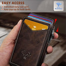 BULLIANT Men Wallet,Money Clip Wallet Slim For Gift Men 9Cards-Metal Credit Card Case in Magnetic Leather Flip by TinyTreasures Baby Boutique
