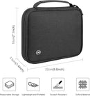 RFID Passport Wallet for Women/Men,Tote Passport Holder for Travel Family,Portable Travel Premium Wallets,Waterproof Passport Holders Bag,Travel Document Organizer Credit Cards Case(Black-Large) by TinyTreasures Baby Boutique